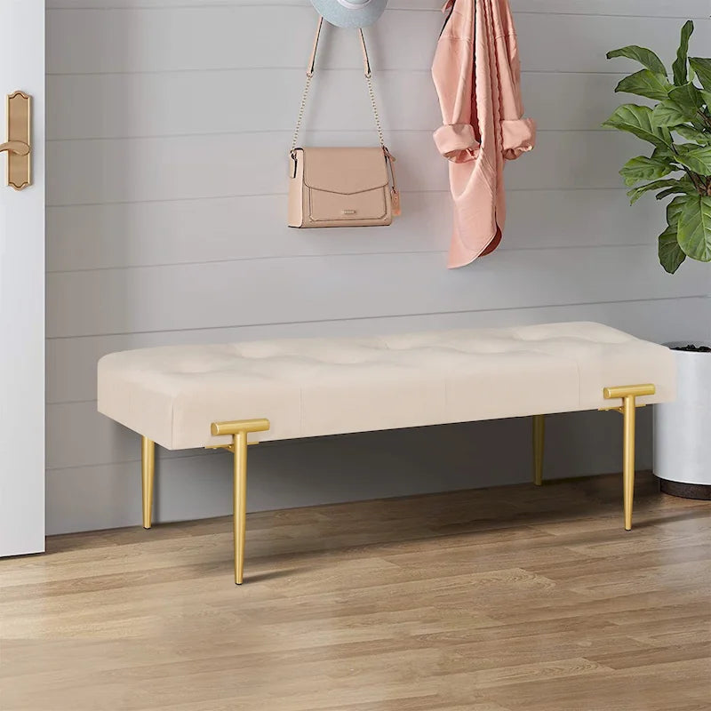 Banc ottoman moderne pour chambre à coucher, salon ou entrée