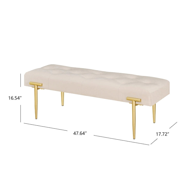 Banc ottoman moderne pour chambre à coucher, salon ou entrée