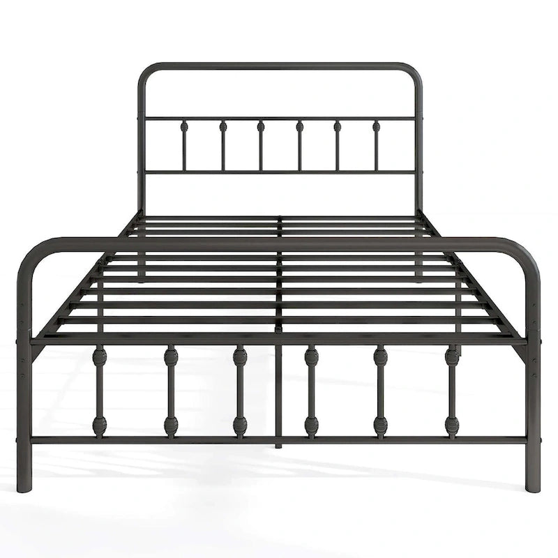 Cadre de lit grand format/King/King avec tête de lit sous le lit