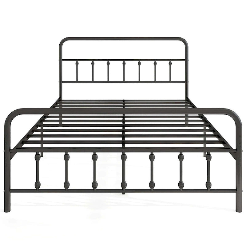 Cadre de lit grand format/King/King avec tête de lit sous le lit