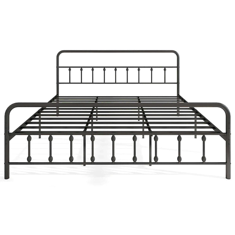 Cadre de lit grand format/King/King avec tête de lit sous le lit