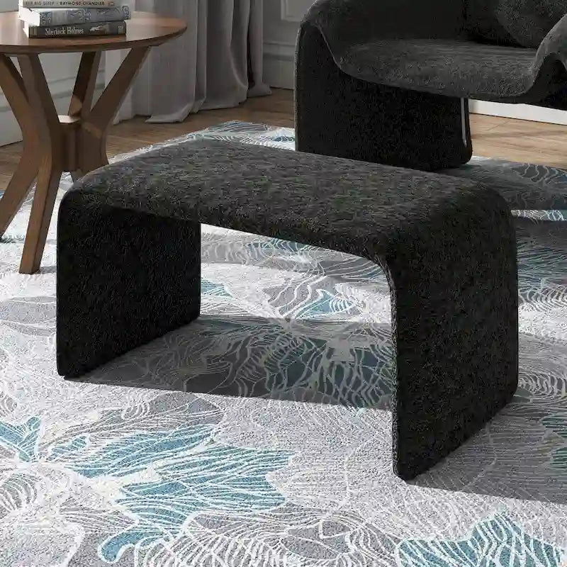 Style moderne, repose-pieds, chaise longue