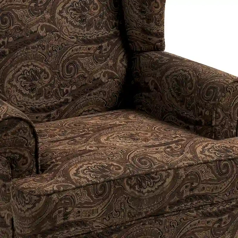 Lot de 2 fauteuils à oreilles élégants pour salon, fauteuils d'appoint rembourrés