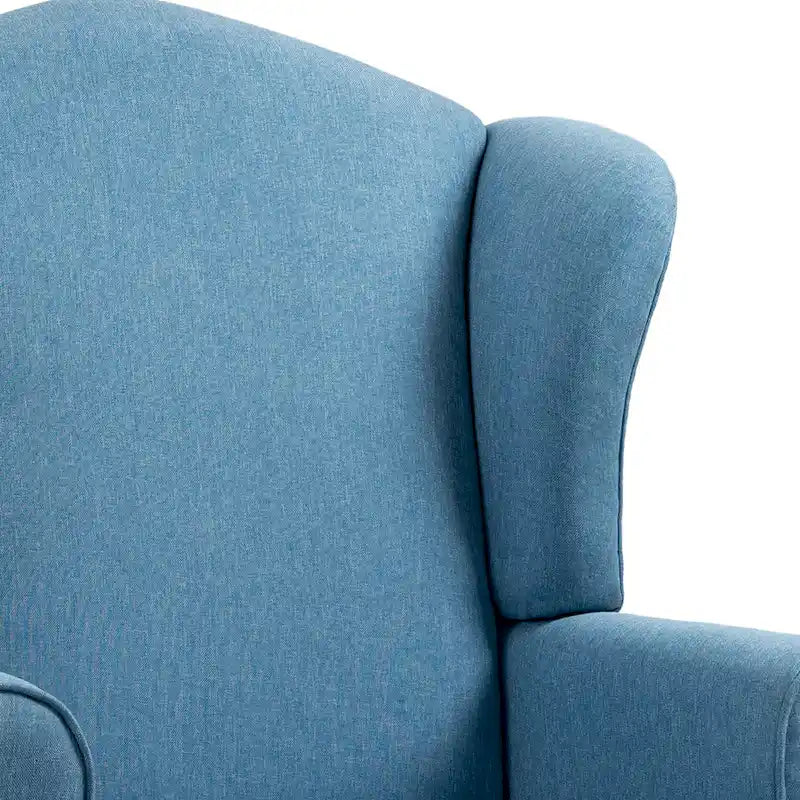Lot de 2 fauteuils à oreilles élégants pour salon, fauteuils d'appoint rembourrés