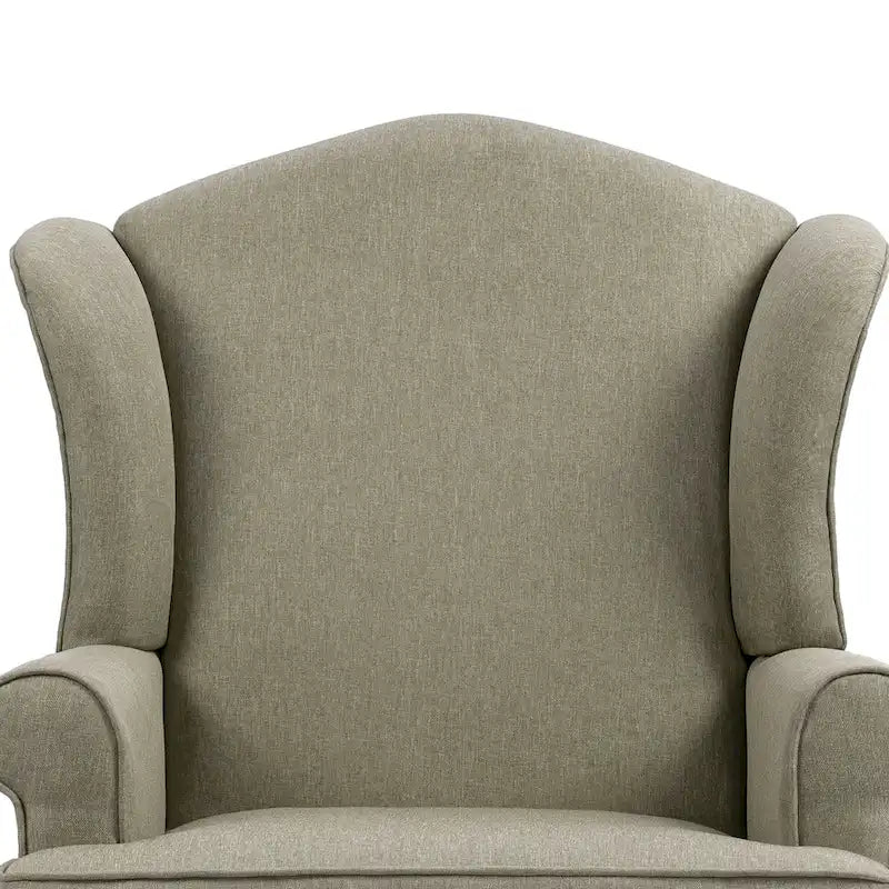 Lot de 2 fauteuils à oreilles élégants pour salon, fauteuils d'appoint rembourrés