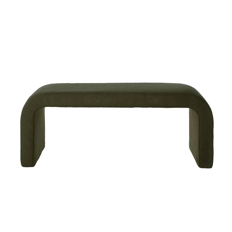 Ensemble petit canapé trois places et pouf