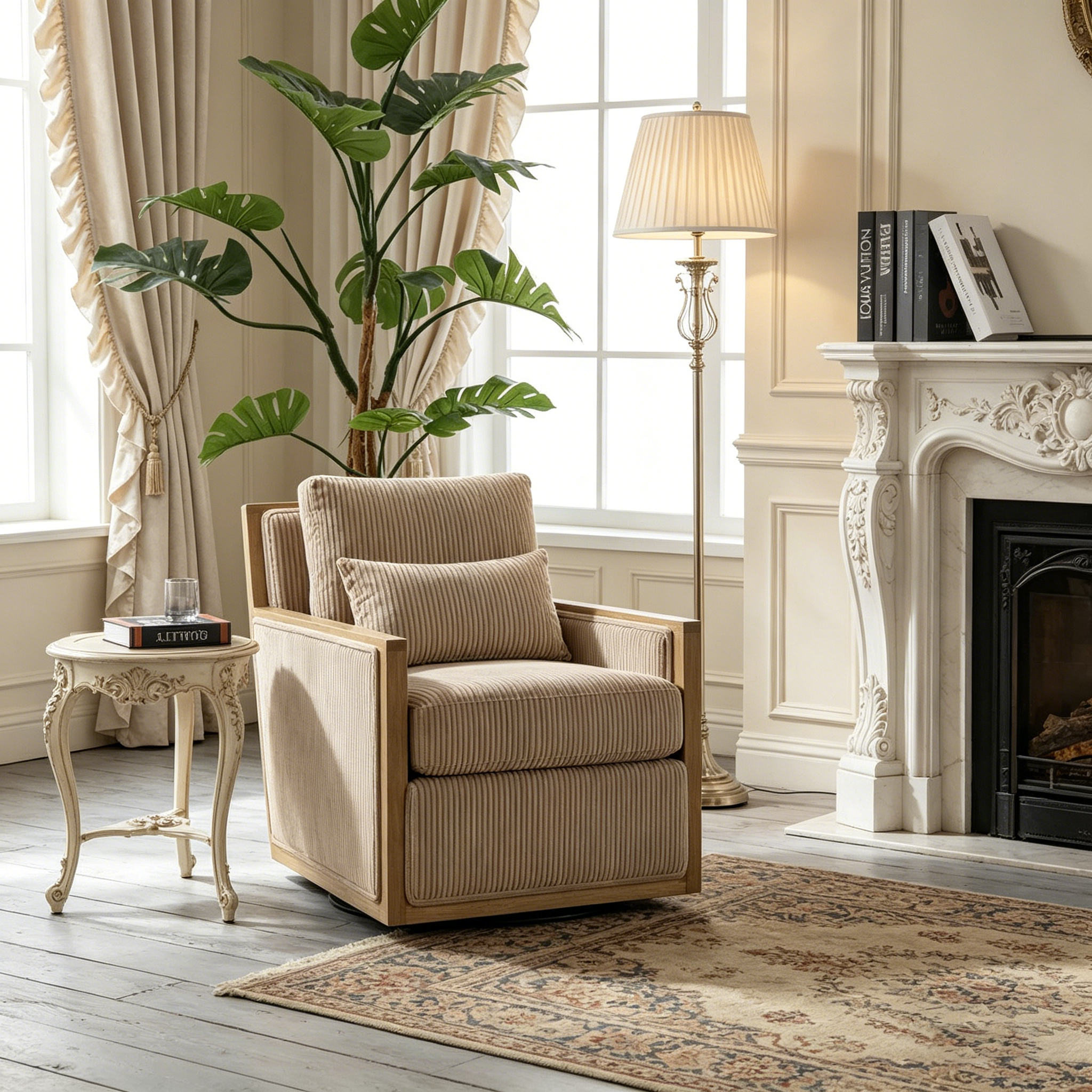 26.8 Fauteuil pivotant en tonneau
