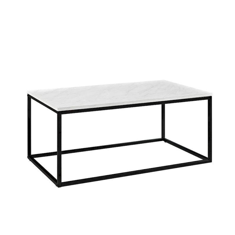 Table basse à structure métallique