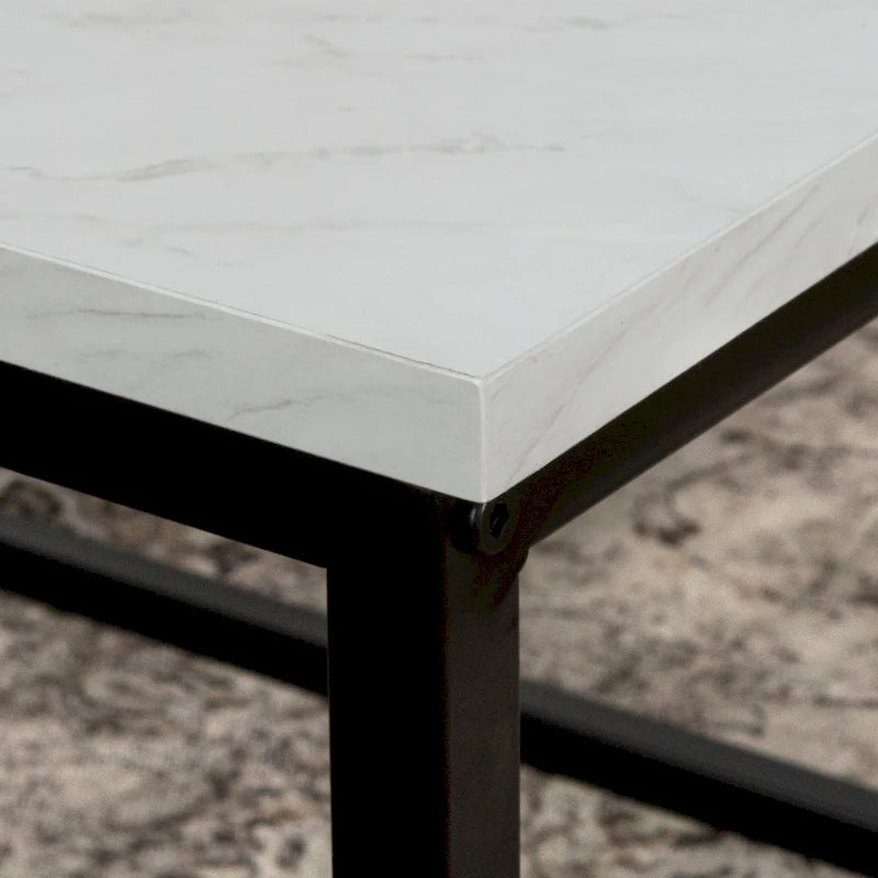 Table basse à structure métallique