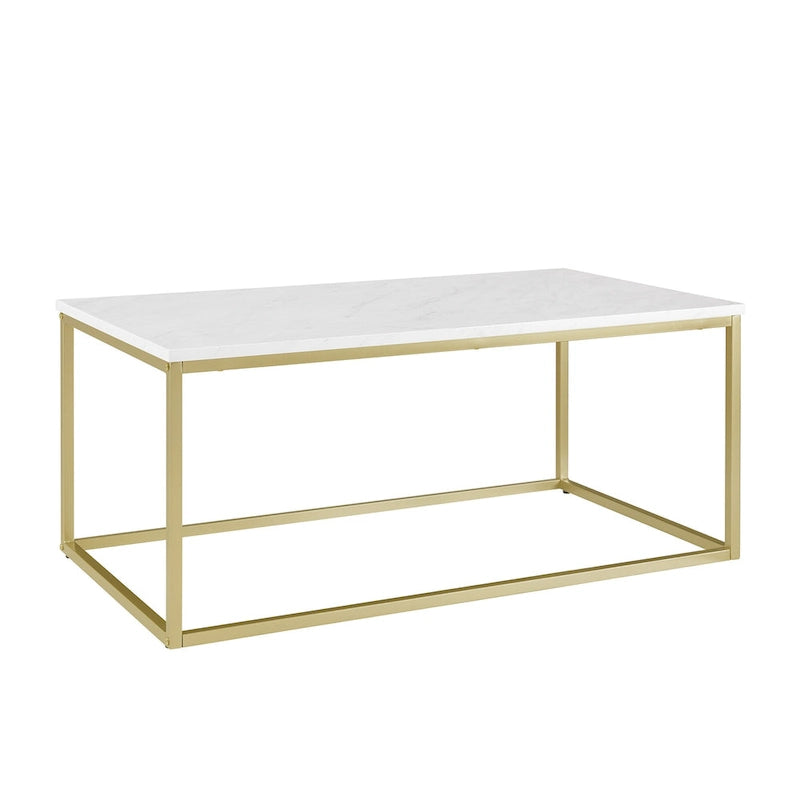 Table basse à structure métallique