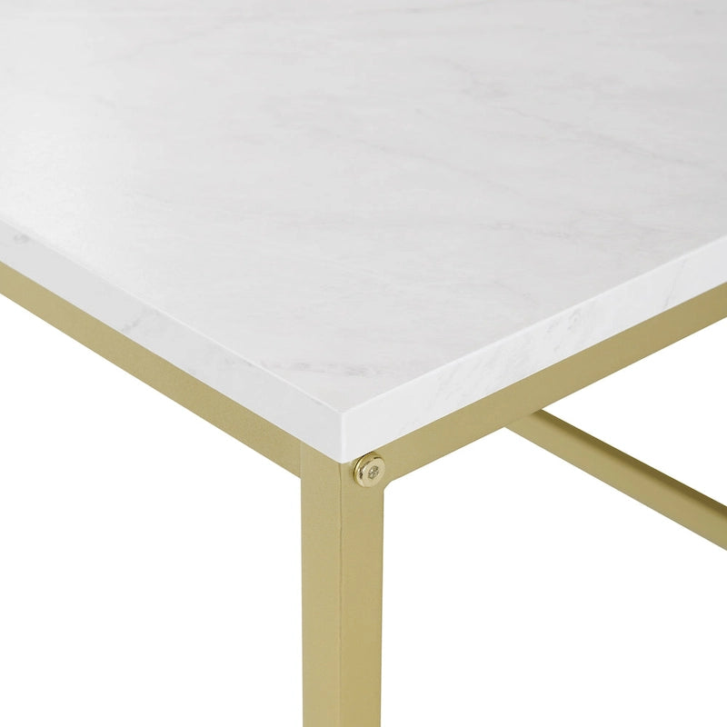Table basse à structure métallique
