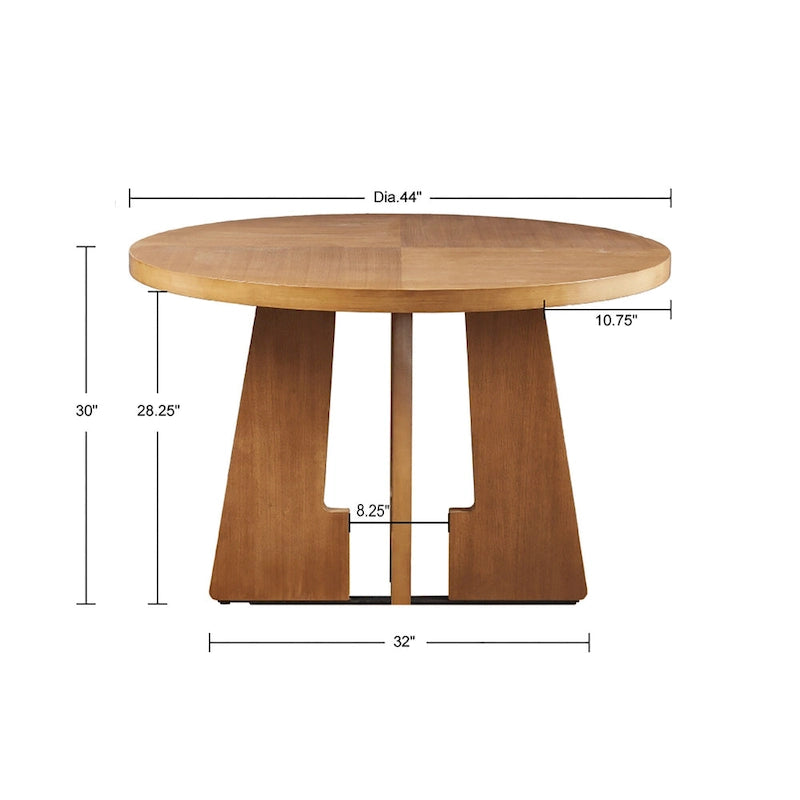 44 Table à manger ronde - Pacanier