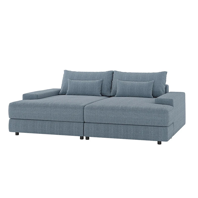 Fauteuil canapé carré de 57 pouces de profondeur