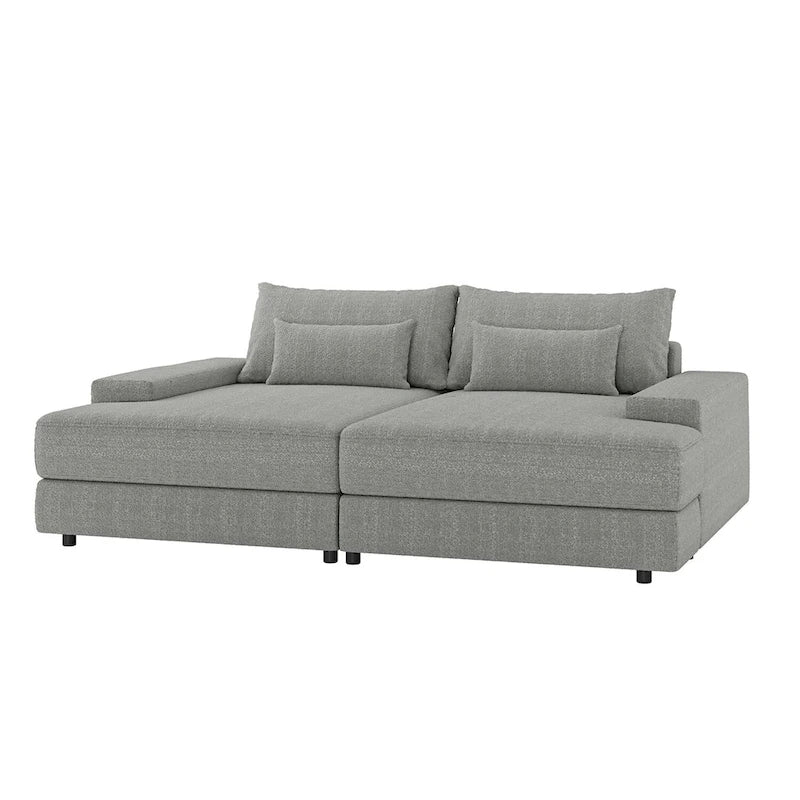 Fauteuil canapé carré de 57 pouces de profondeur
