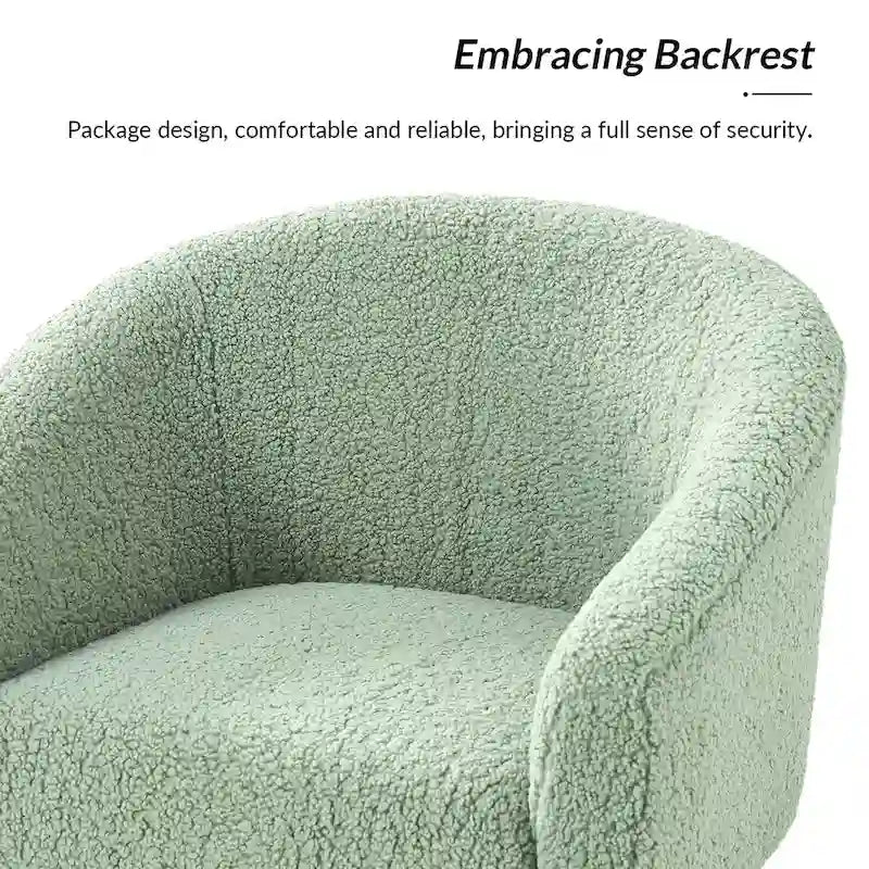 Fauteuil en velours bouclé de 30 pouces de large avec pieds en bois massif, deux chaises par lot