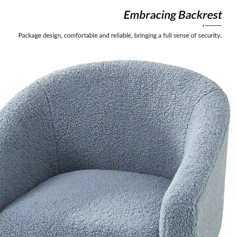 Fauteuil en velours bouclé de 30 pouces de large avec pieds en bois massif, deux chaises par lot