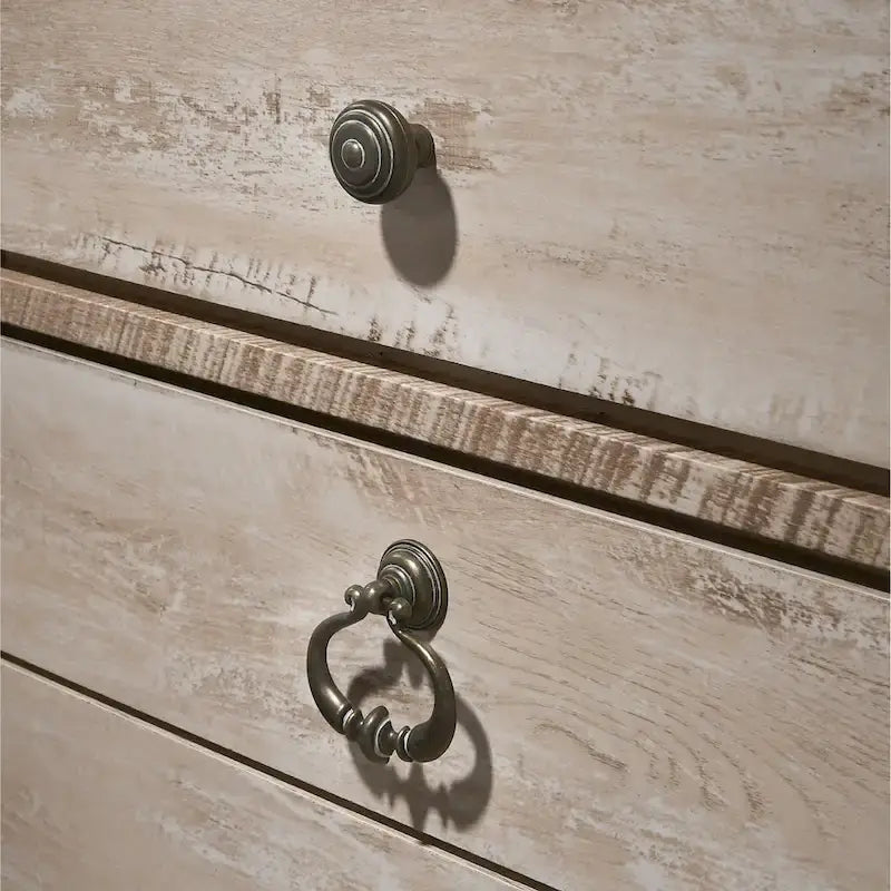 Chambre à coucher 3 pièces contemporaine avec finition blanchie