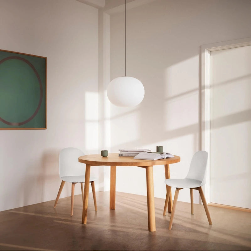 Lot de 2 chaises de salle à manger en plastique avec pieds en bois pour événements, cuisine, bureau, jardin, terrasse, café