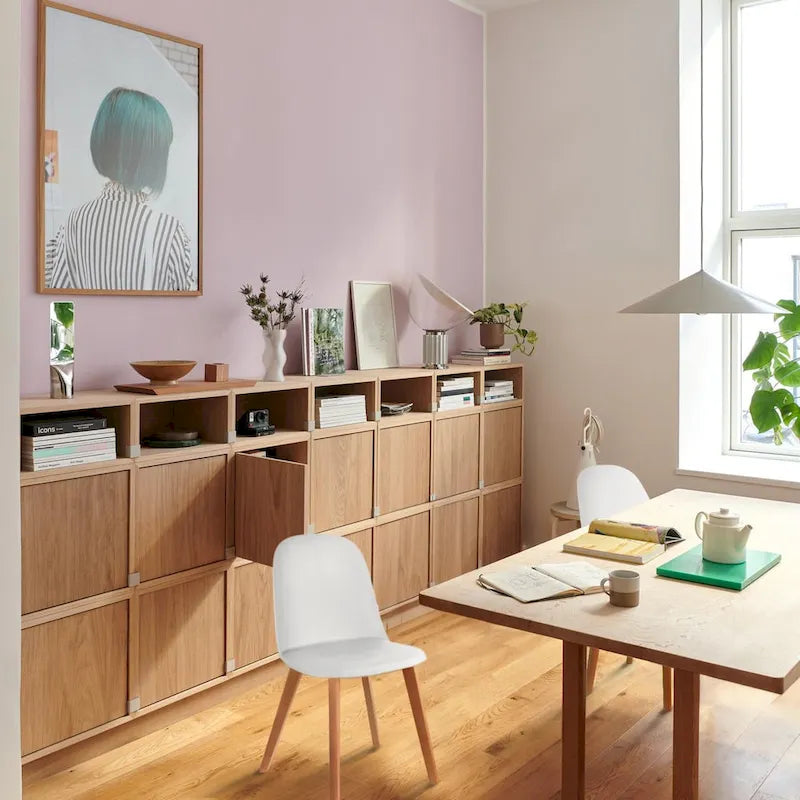 Lot de 2 chaises de salle à manger en plastique avec pieds en bois pour événements, cuisine, bureau, jardin, terrasse, café