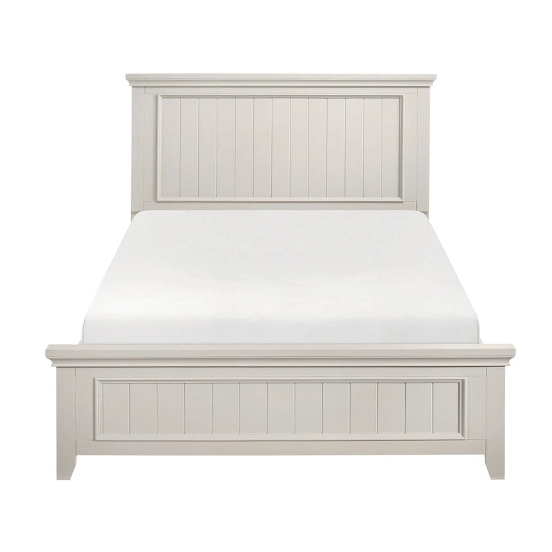 Mobilier de chambre à coucher, comprenant un lit et deux tables de chevet