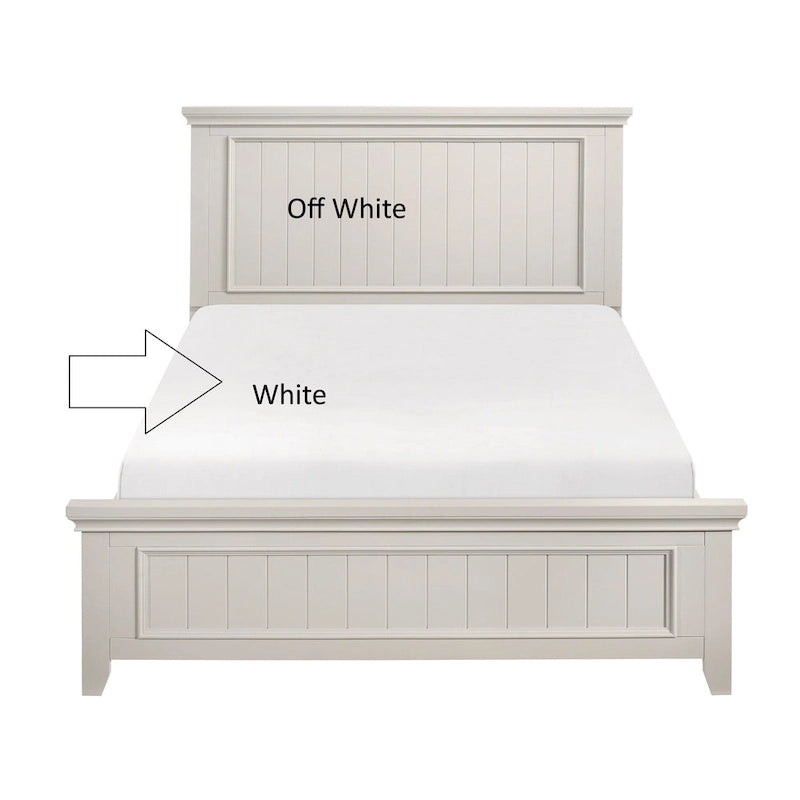 Mobilier de chambre à coucher, comprenant un lit et deux tables de chevet
