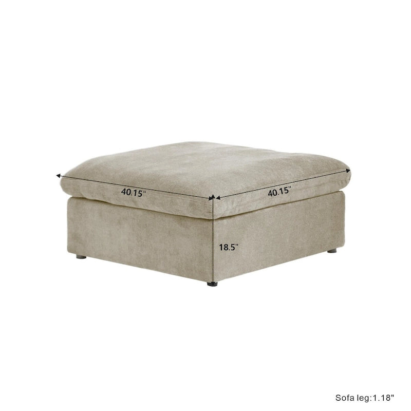 Canapé d'angle modulable en L convertible avec rangements
