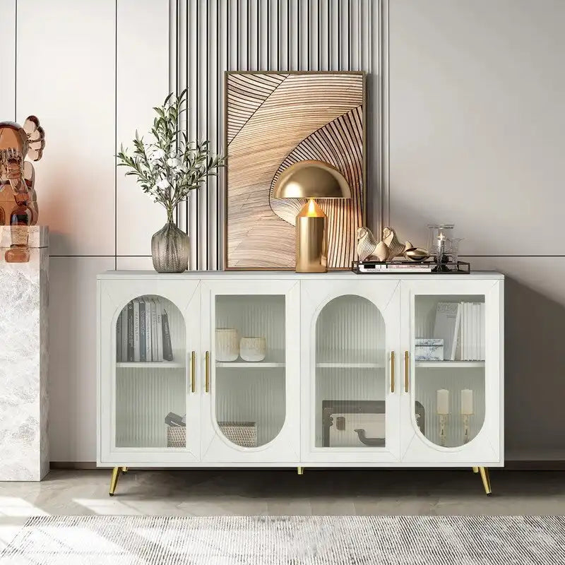 Buffet de style Mid-Century Modern de 151,9 cm de large