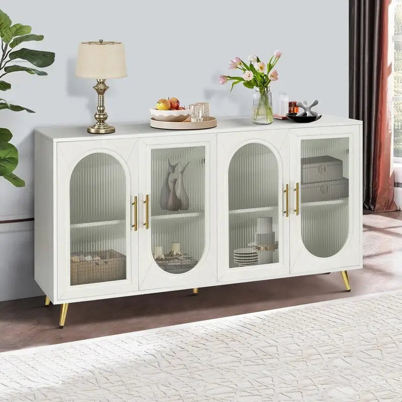 Buffet de style Mid-Century Modern de 151,9 cm de large