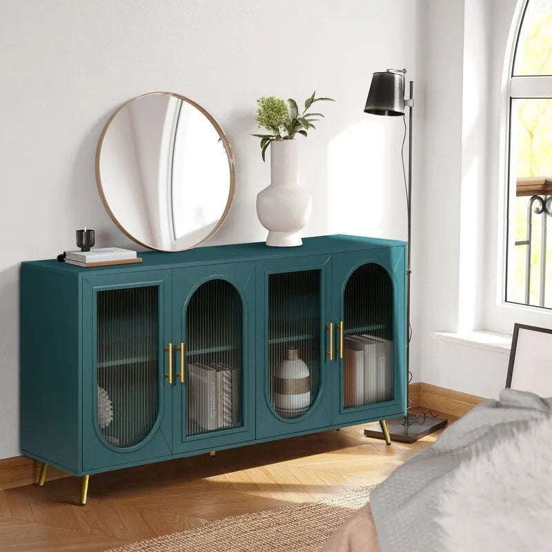 Buffet de style Mid-Century Modern de 151,9 cm de large