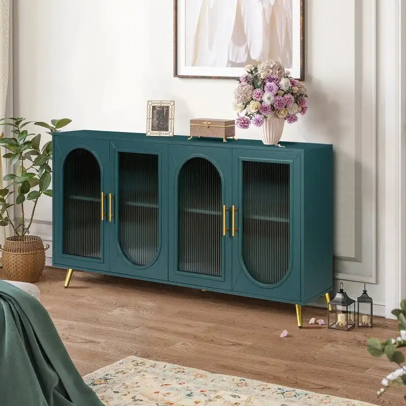 Buffet de style Mid-Century Modern de 151,9 cm de large
