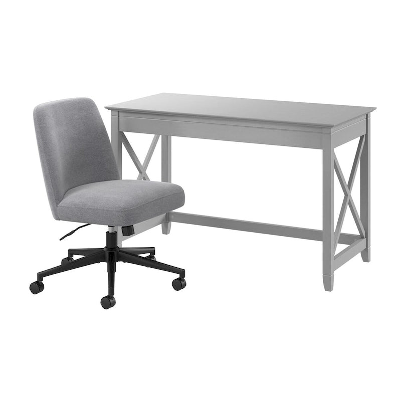 Ensemble bureau et chaise de 122 cm de large x 61 cm de profondeur