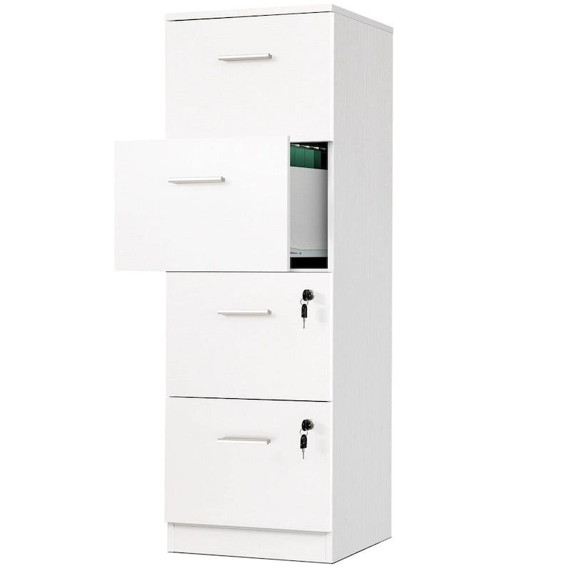 Meuble de classement vertical à 4 tiroirs de 51 H, verrouillable, pour bureau à domicile
