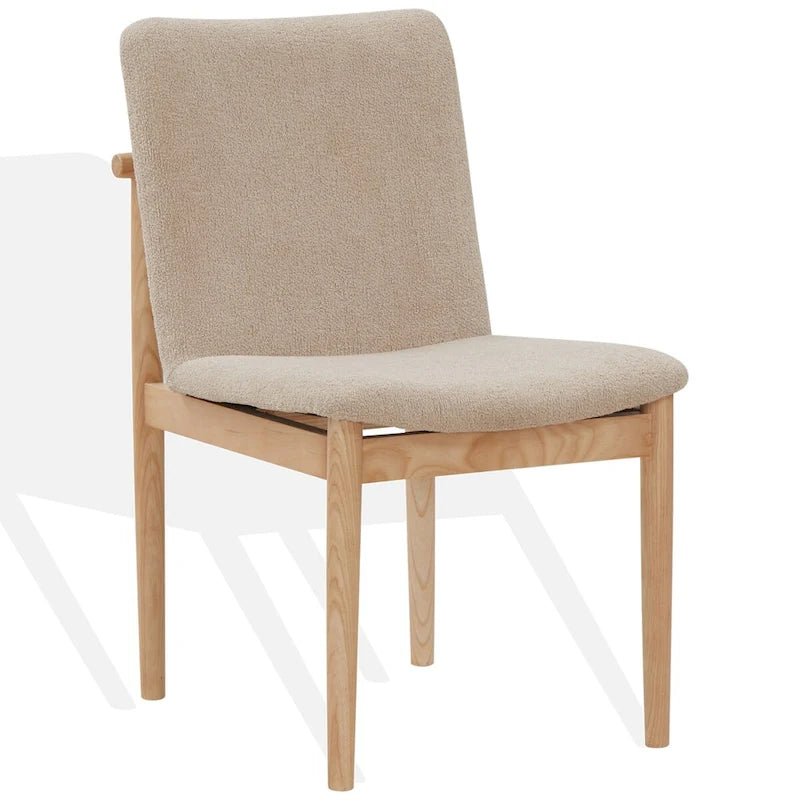 Chaise de salle à manger en bouclette de 18 po - 19 larg. x 23 prof. x 33 haut.